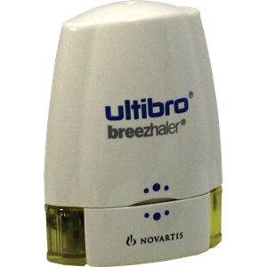 Inhalator Ultibro - glycopyrronium/indacaterol - Breezhaler