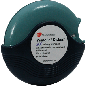 Inhalator Ventolin - salbutamol - Diskus